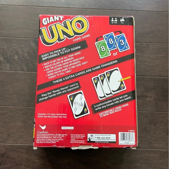 Oversized Uno Cards - Picture 5 of 5